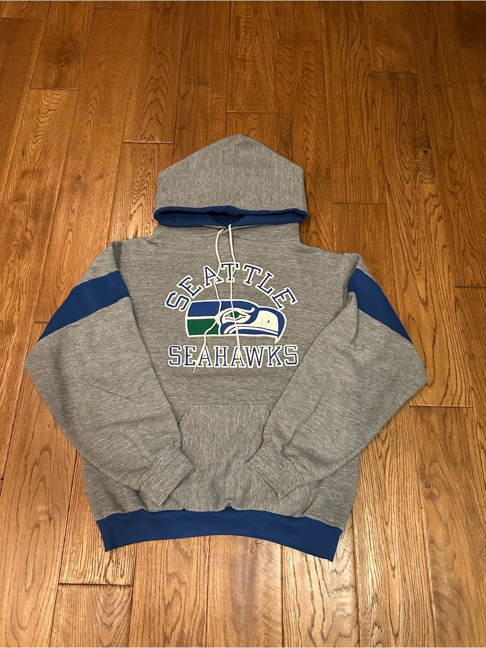 True vintage 1970’s seattle seahawks russel hoodie